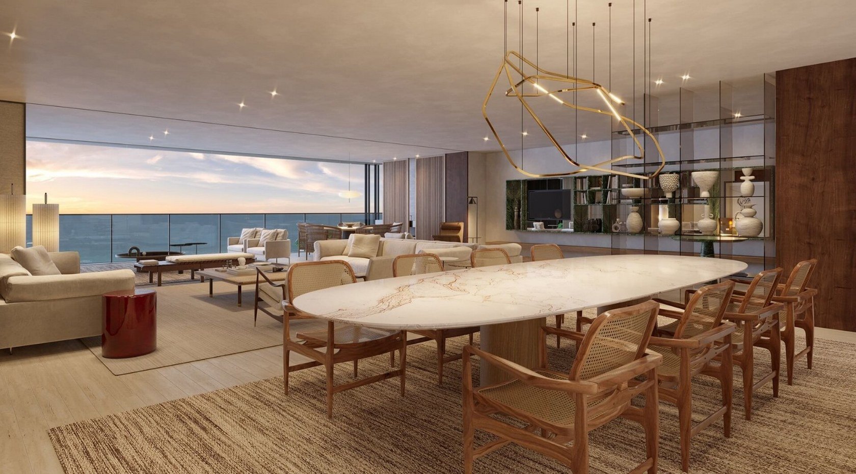 Suíte master frente ao mar – Riio by Lissoni